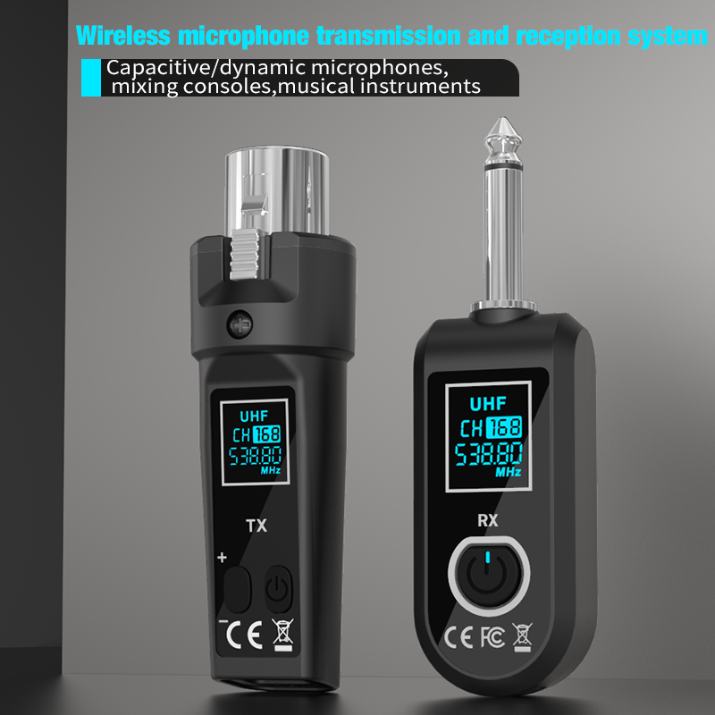 Xlr Microphone Condenser - Professional Wireless XLR transmitter and UHF