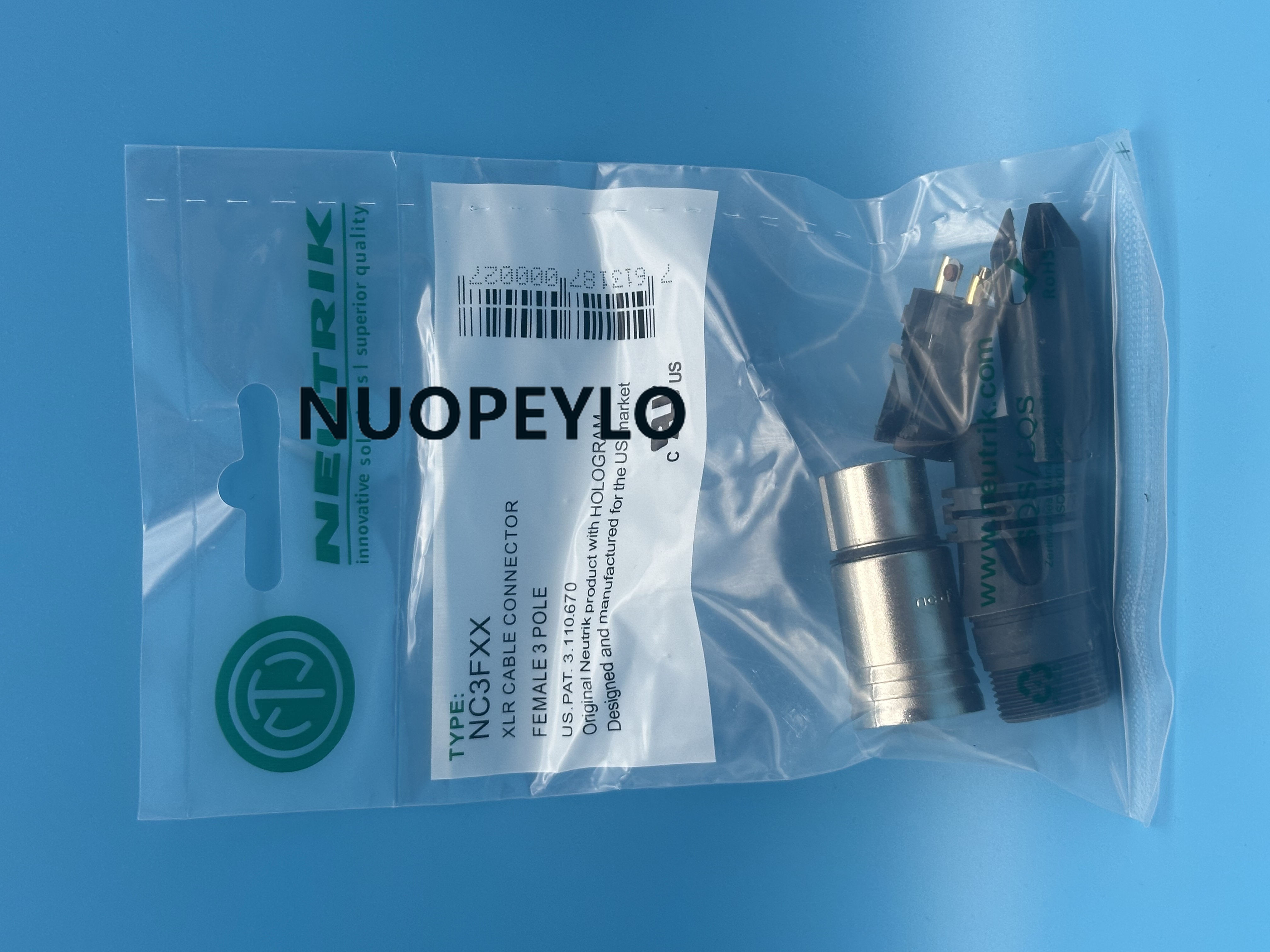 NEUTRIK connector NC3MXX & NC3 - Xlr Microphone Condenser のレビューと価格