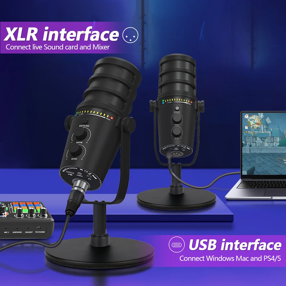 Haomuren Professional Dynamic  - Xlr Microphone Condenser のレビューと価格