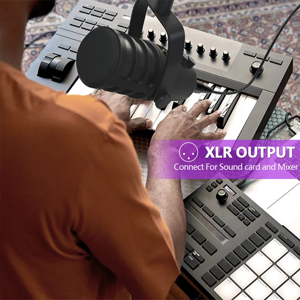 Haomuren Professional Dynamic  - Xlr Microphone Condenser のレビューと価格