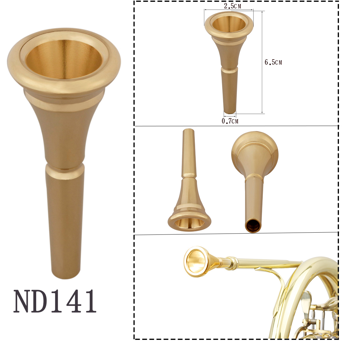 SLADE Brass Instrument Trumpet - Trombone Mouthpiece のレビューと価格