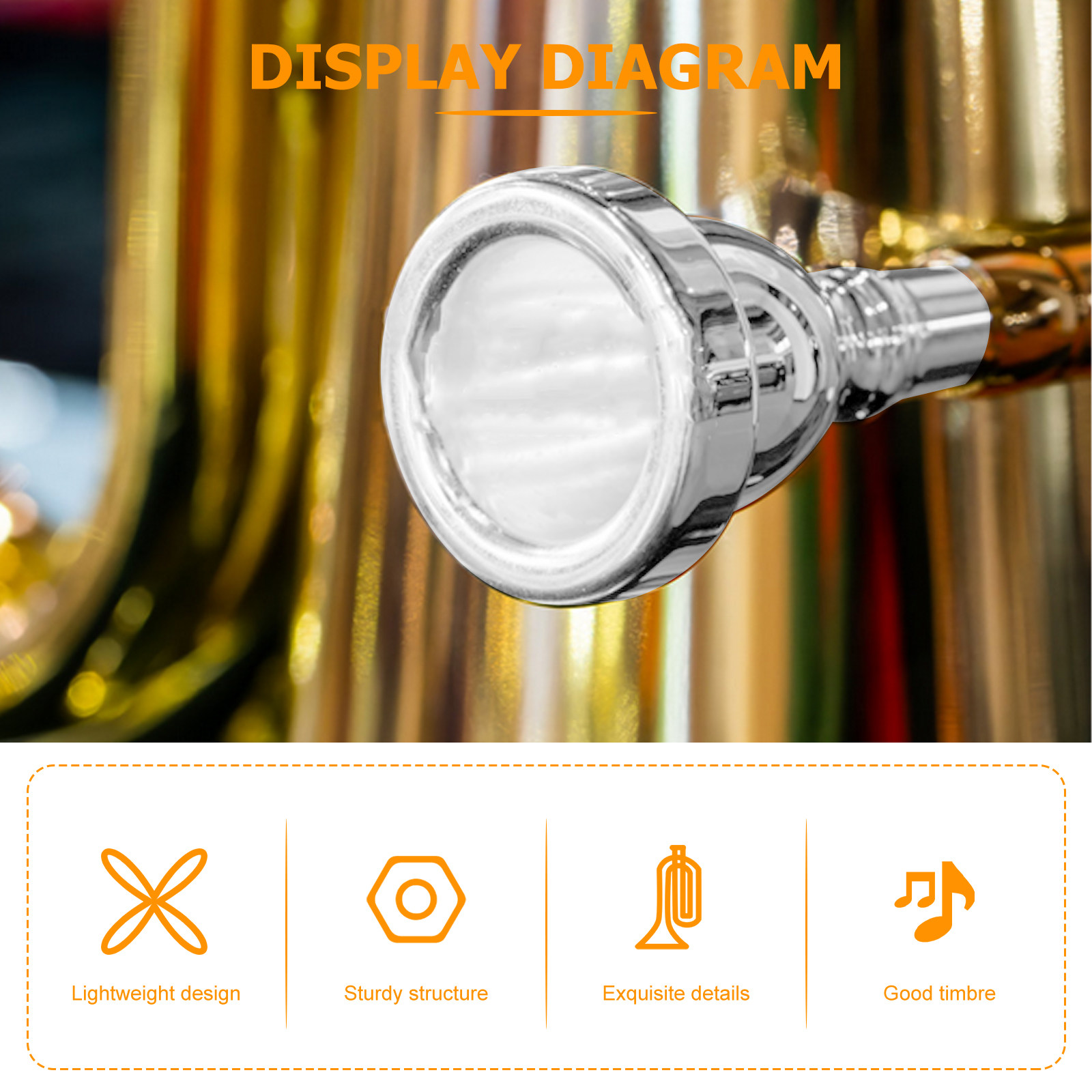 Alto Trombone Mouthpiece 12C M - Trombone Mouthpiece のレビューと価格