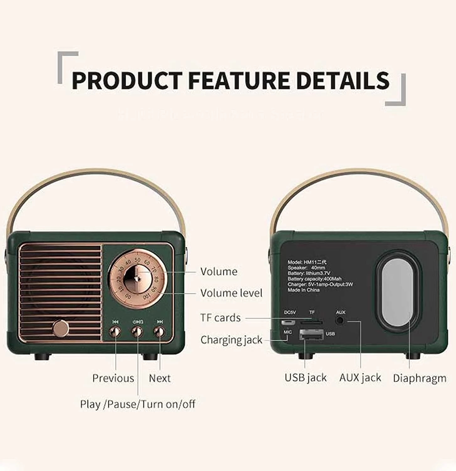 Wireless Caixa De Som Portable - Audio House Music のレビューと価格
