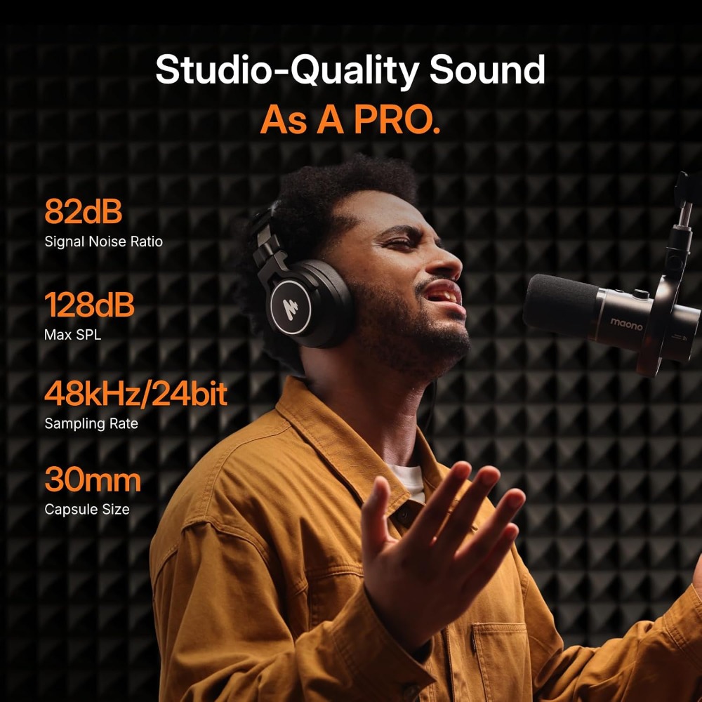 Hybrid Wireless Podcast Mic fo - Xlr Microphone Condenser のレビューと価格