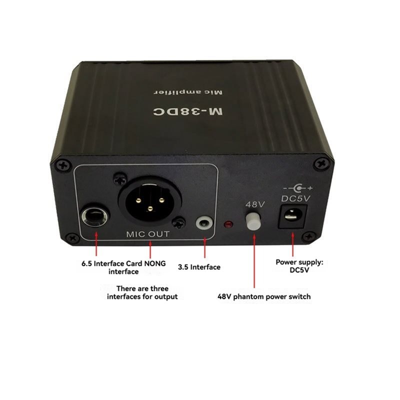 High Gain Microphone Preamp Po - Xlr Microphone Condenser のレビューと価格