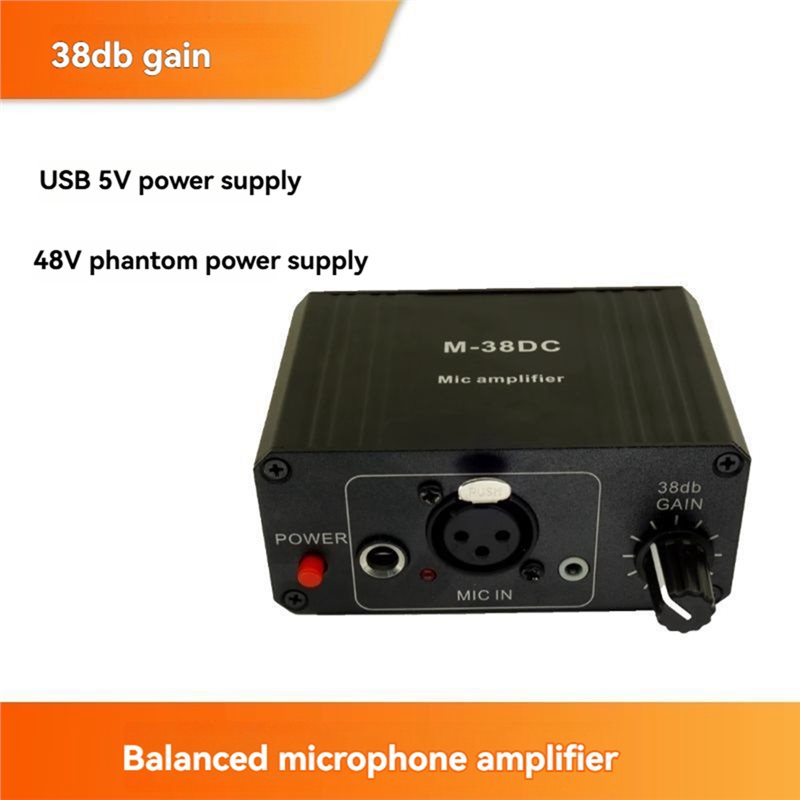 ABJF-Protable Microphone Pream - Xlr Microphone Condenser のレビューと価格