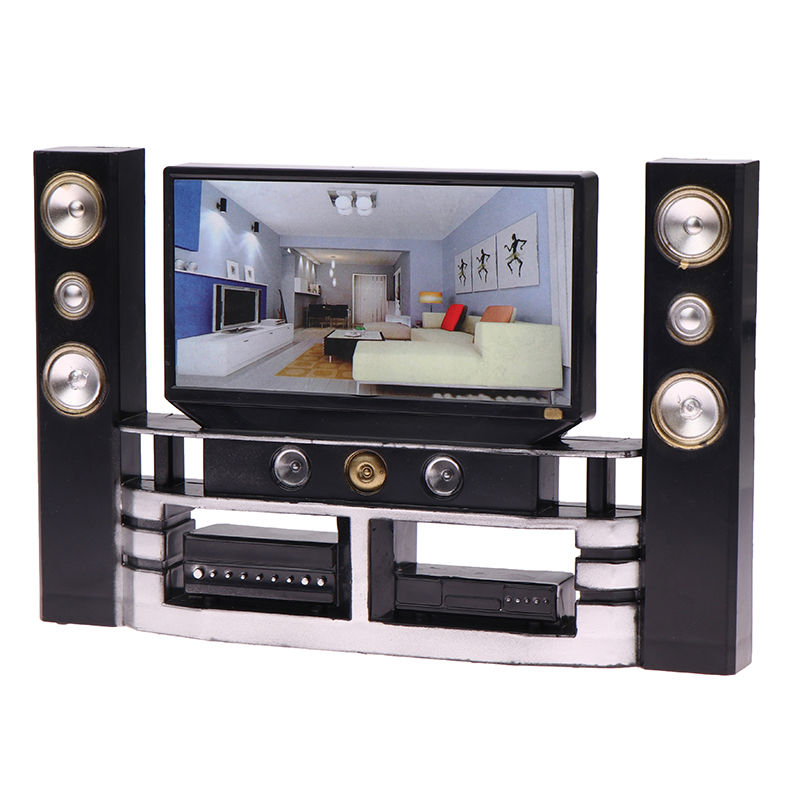 New 1/12 Dollhouse Mini TV Aud - Audio House Music のレビューと価格