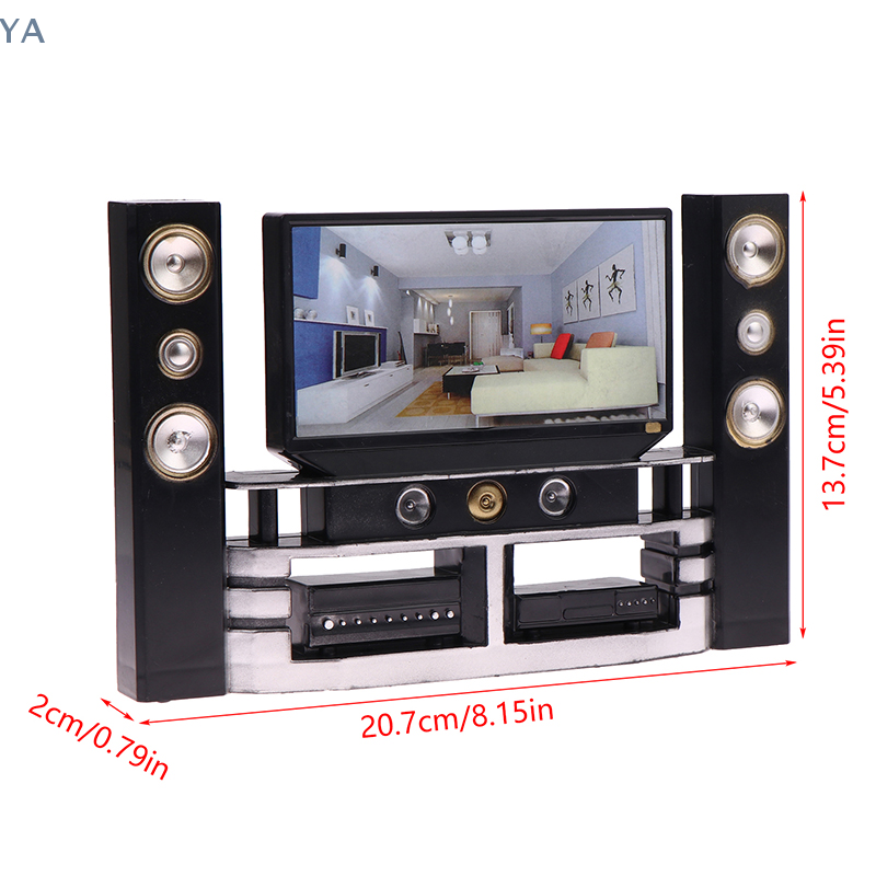 [L]1/12 Dollhouse Mini TV Audi - Audio House Music のレビューと価格