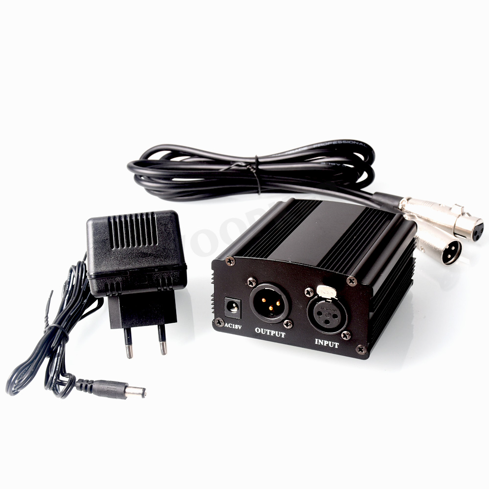 Woopker 48V Phantom Power Supp - Xlr Microphone Condenser のレビューと価格