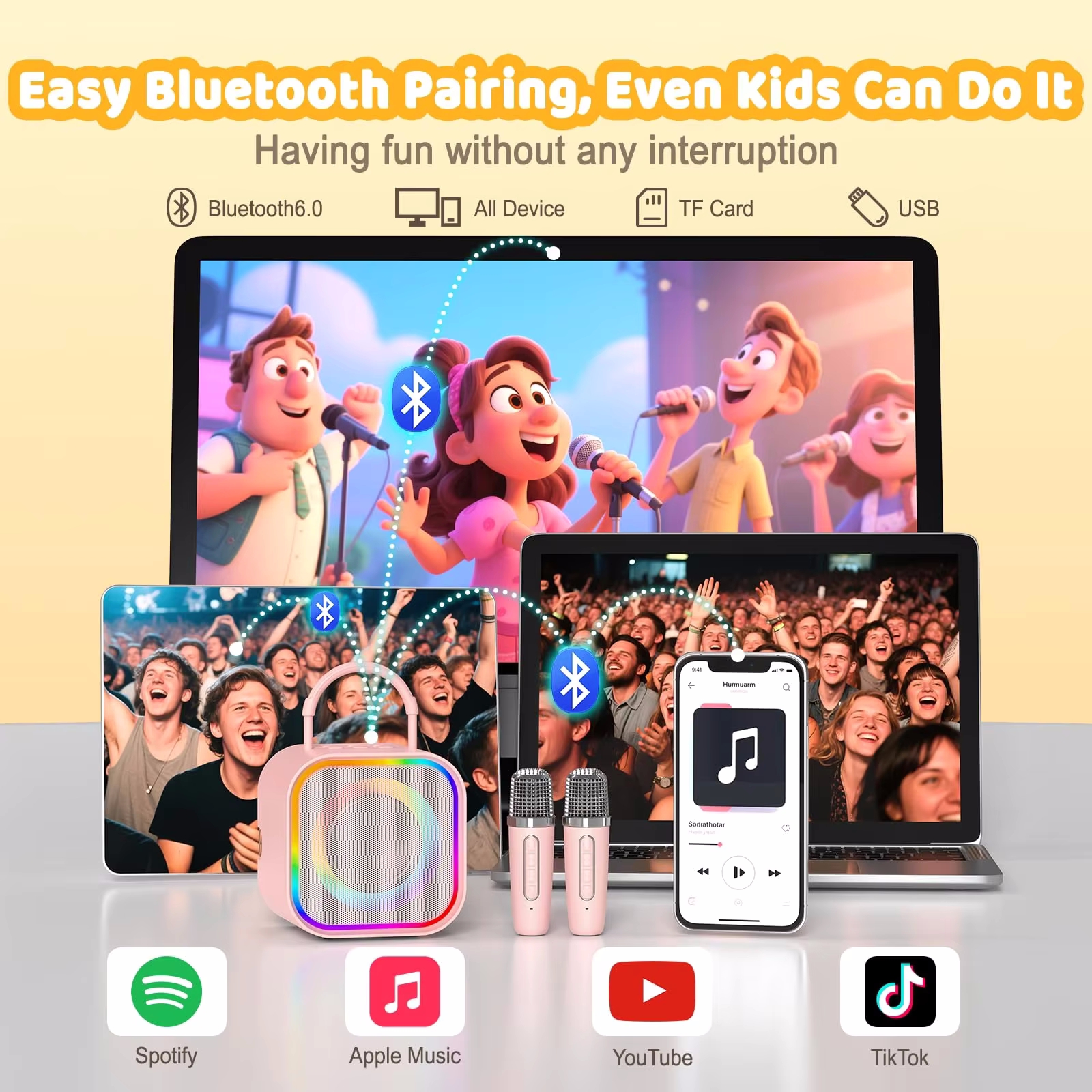 Dual Wireless Microphone Karao - Audio House Music のレビューと価格